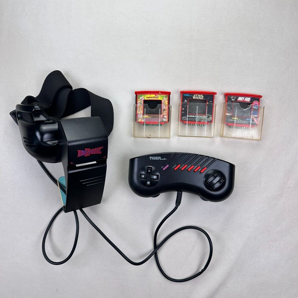 Tiger R-Zone Super Screen Console Tested Works 3 Games - Picture 3 of 8